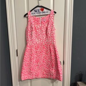 Lilly Pulitzer Pink and White Floral Mini Dress